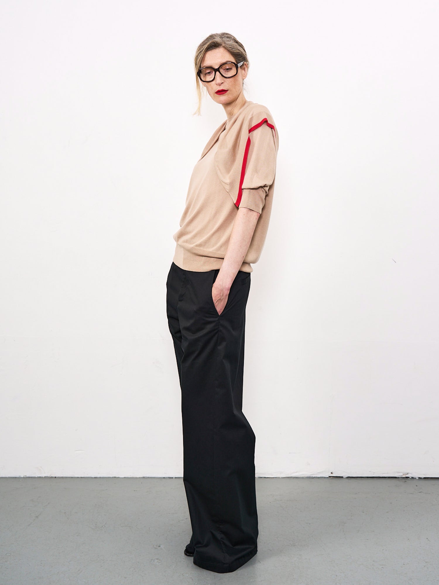 Naima Top Cashew and Red