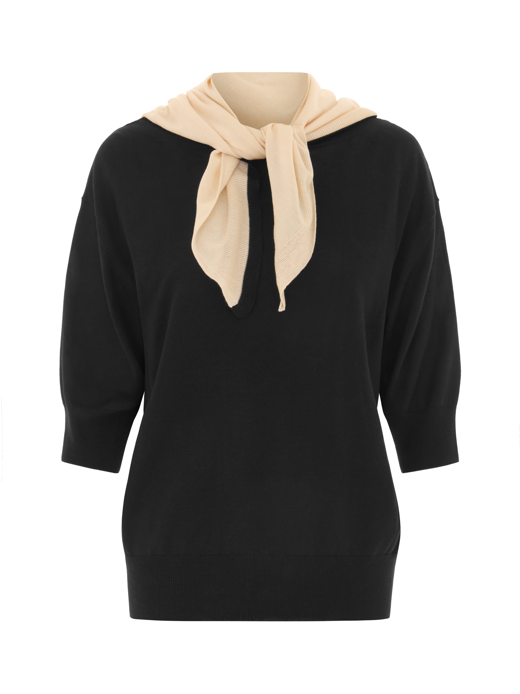 Naima Top Black and Cream