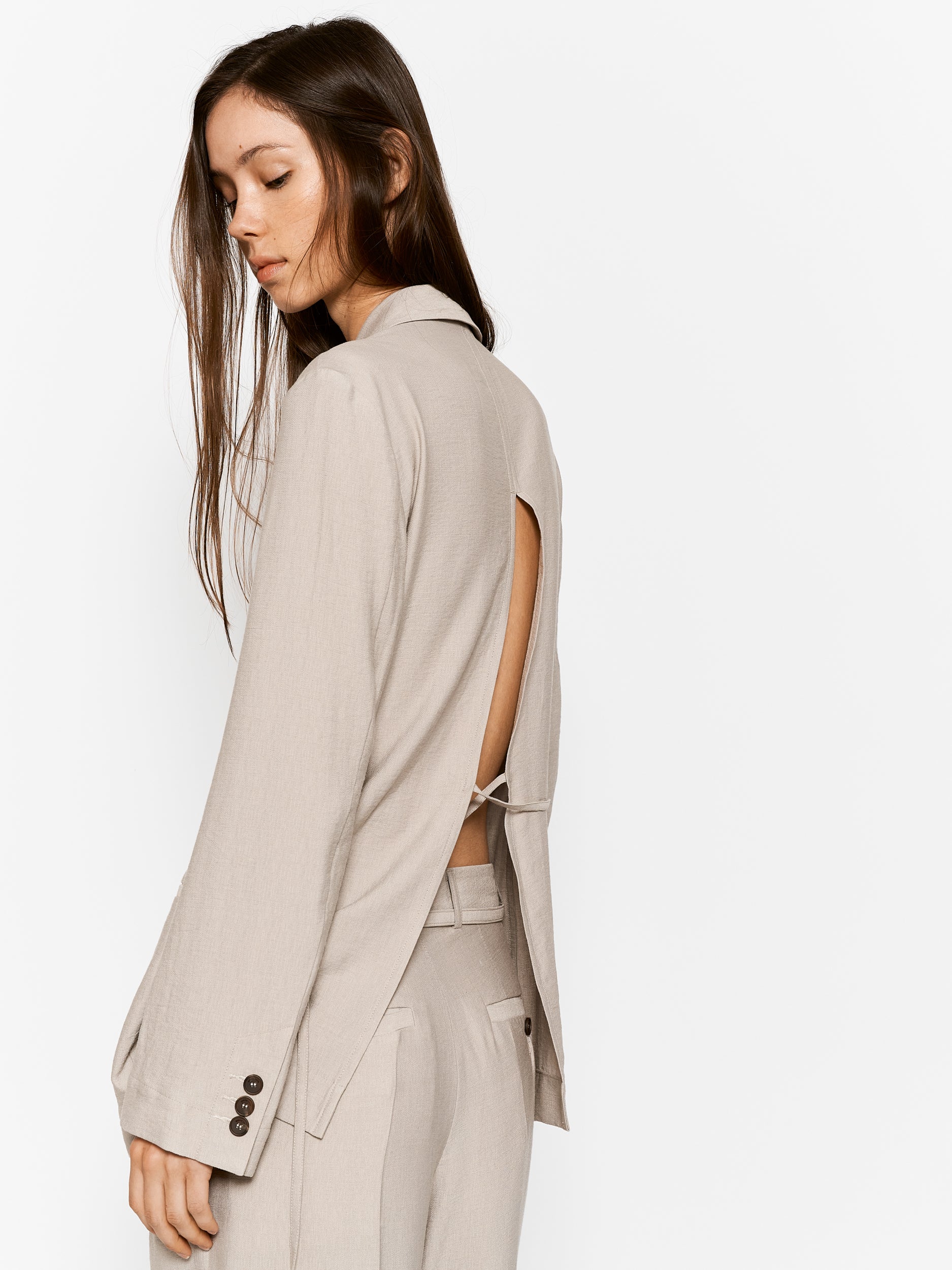 Ruth Jacket Sandstone