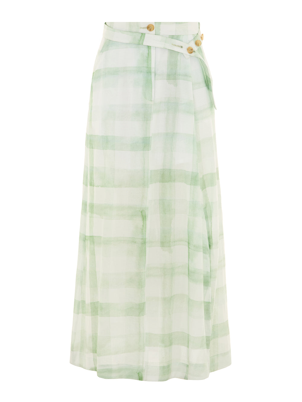 Cavell Skirt Checkered Sage