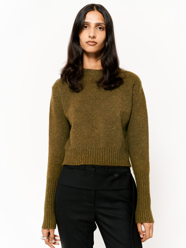 Goodall Cashmere Knit Top Lichen - EUDON CHOI
