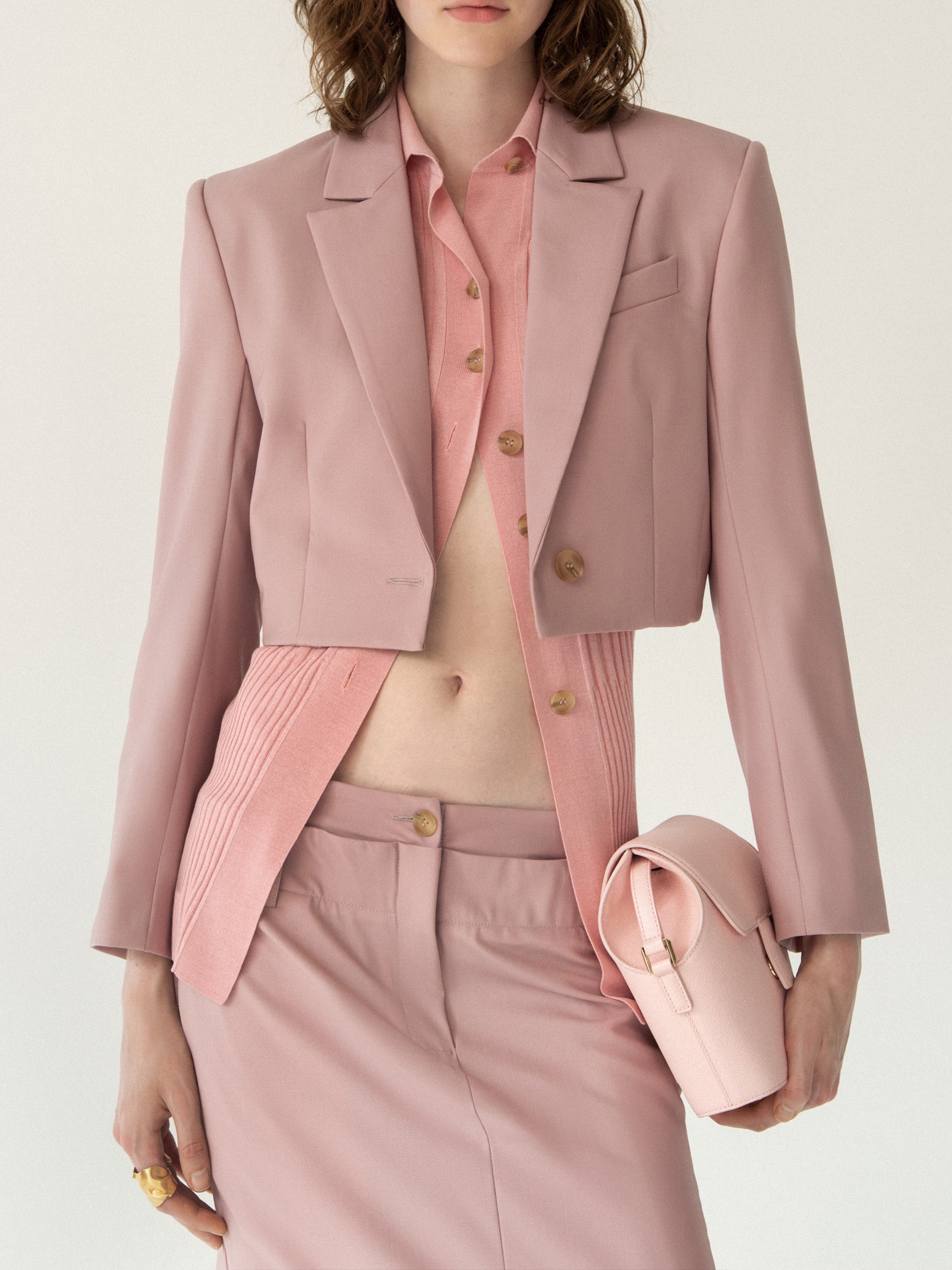 Lina Bag Embossed Pink