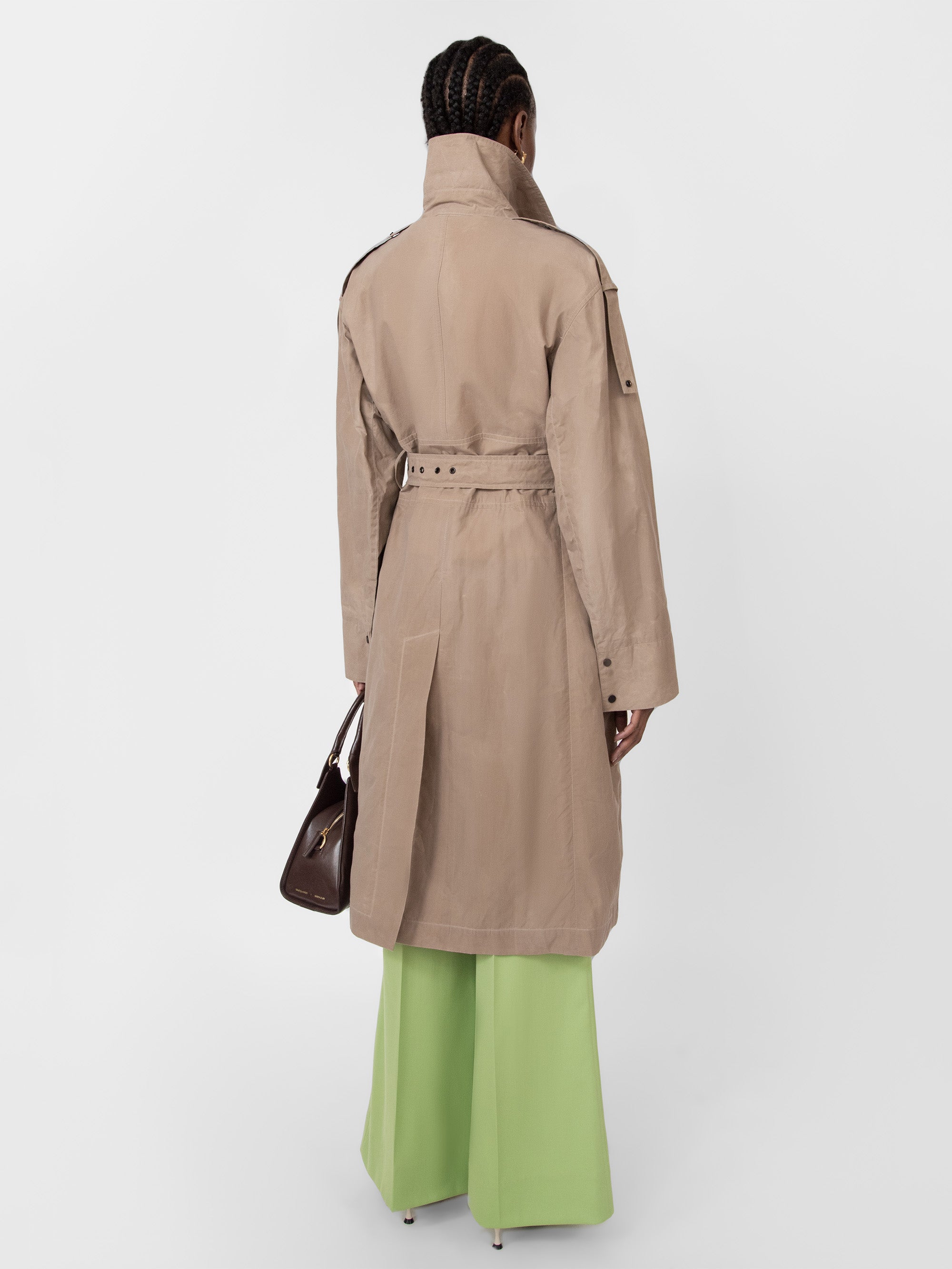 Mitchell Trench Coat Khaki