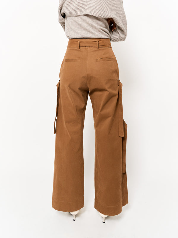 Yva Trousers Ginger - EUDON CHOI